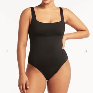 NWT Sea Level Swim Eco Essentials Square Neck One
Piece